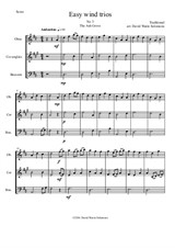 The Ash Grove (Llwyn Onn) for double-reed trio (oboe, cor anglais, bassoon)