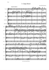 Camp David for flute quintet (piccolo, 2 flutes, alto flute and bass flute)