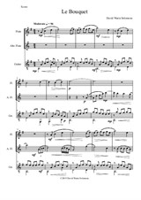 Le bouquet for flute, alto flute and guitar