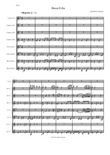 Bossa Folia for clarinet octet (or clarinet choir)