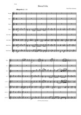Bossa Folia for flute octet (or flute choir)