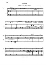 Variations on Tourdion (after Claude Gervaise) for tenor horn (horn in E flat)  and piano
