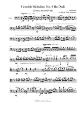 Variations on Bo dodi (come my belovèd) for cello solo