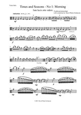 Times and Seasons for viola solo (all 4 pieces)