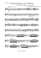 Times and Seasons for clarinet solo No.1: Morning