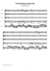 The Quiet Way you Move me – for alto and guitar with accompanying chorus