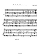 Mrs Hooligan's Christmas cake – for solo, chorus (in unison) and piano