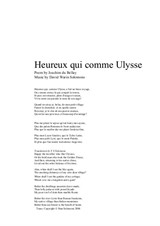 Heureux qui comme Ulysse – alto and guitar