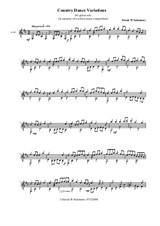 Country Dance Variations – solo guitar