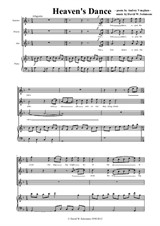 Heaven's Dance - three part choir and piano